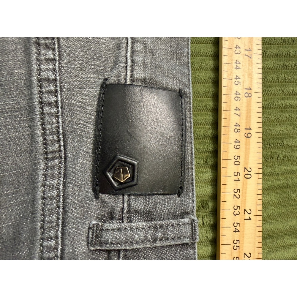 Luxury Vintage Z Zegna Mens Straight Leg Jeans Grey Wash Size 37x33 EE19 - Picture 11 of 12